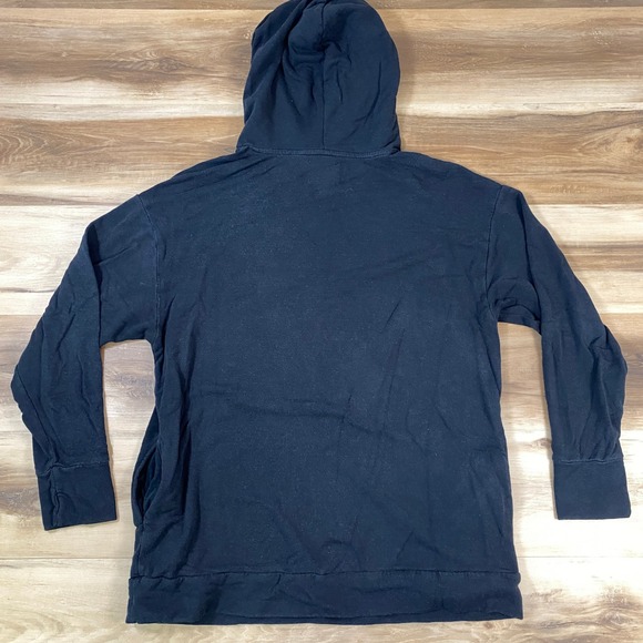 Offline by Aerie Mens Black Modal Blend Hooded Sweatshirt Thumbholes Size Medium - Picture 10 of 10
